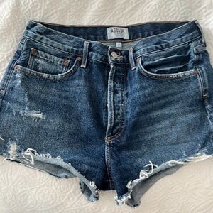 Agolde Parker Dark Wash 28 Jean Shorts